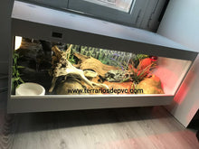 Carregar imagem no visualizador da galeria, terrario pvc pogona completo para reptiles (6748939223239)
