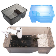 Carregar imagem no visualizador da galeria, Tartarugueira para Tartarugas Aquáticas com Zona Seca – Habitat Completo, Ventilado e Fácil de Limpar
