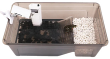 Carregar imagem no visualizador da galeria, Tartarugueira para Tartarugas Aquáticas com Zona Seca – Habitat Completo, Ventilado e Fácil de Limpar
